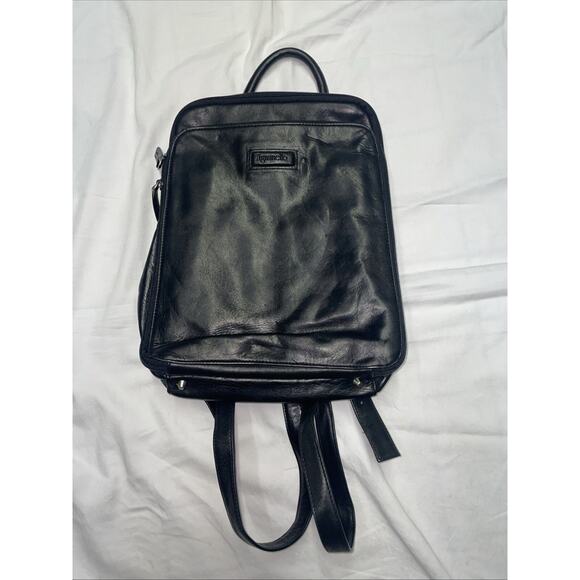 Tignanello Black Leather Backpack Handbag Purse- The Sak Purse - Cavu -Lot Of 3 - Picture 2 of 16